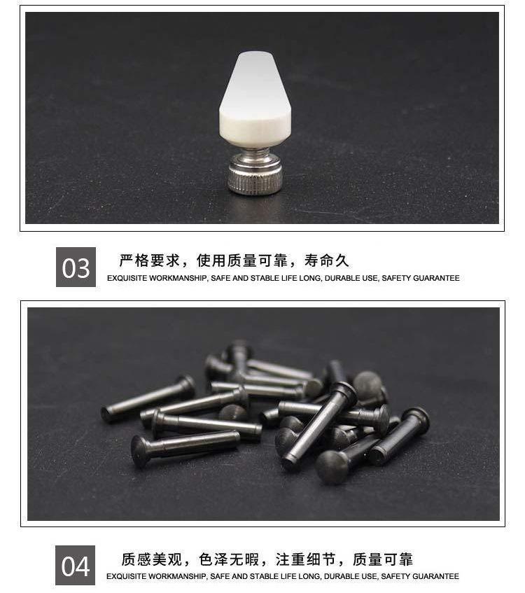 Ceramic connectors, ceramic furnace nails, ceramic threaded nails, spot wholesale, Kaifa Ceramics