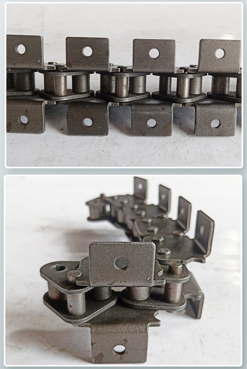 Jiayu Metal Carbon Steel 304 Heavy Plate Chain 76.2 Scraper Conveyor Sprocket Non standard Chain Customization