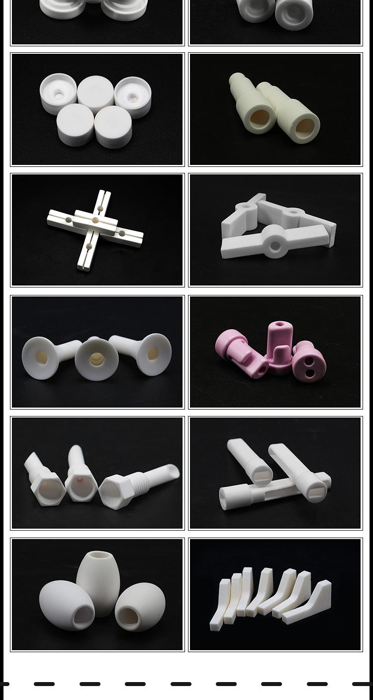 Dry pressing isostatic pressing 99 ceramic tube shaft sleeve industrial ceramic 95 alumina ceramic sleeve plunger