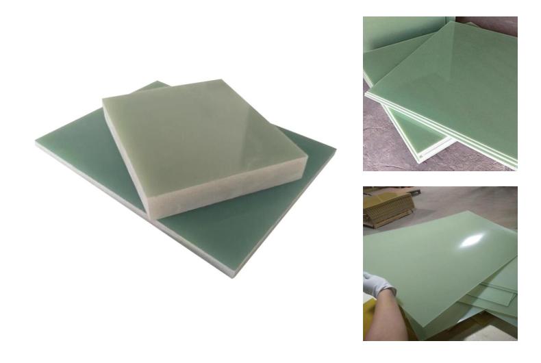 Manufacturer FR4 water green fiberglass board fixture material insulation optical mold epoxy resin board cutting