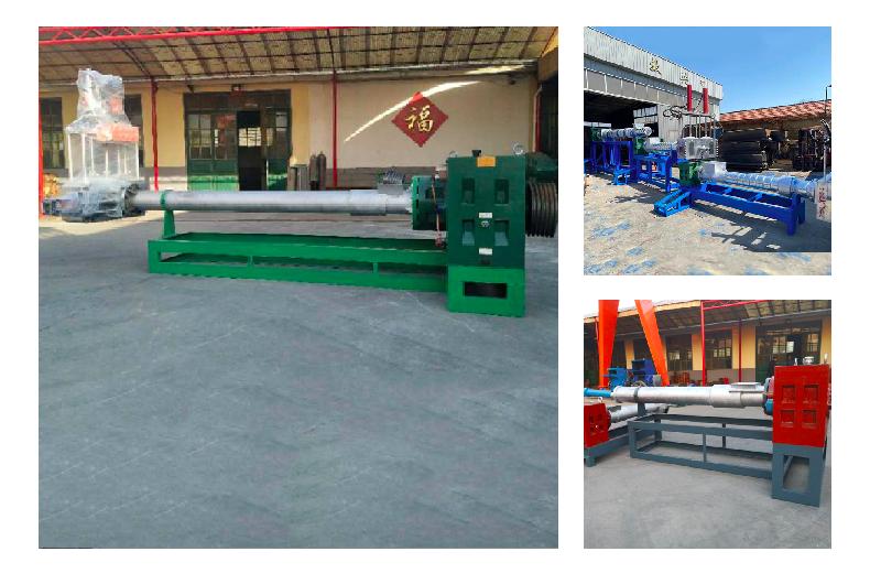 Wanshuo Machinery Factory Recycled Plastic Granulator Dry Plastic Granulation Equipment Granulator Screw Accessories