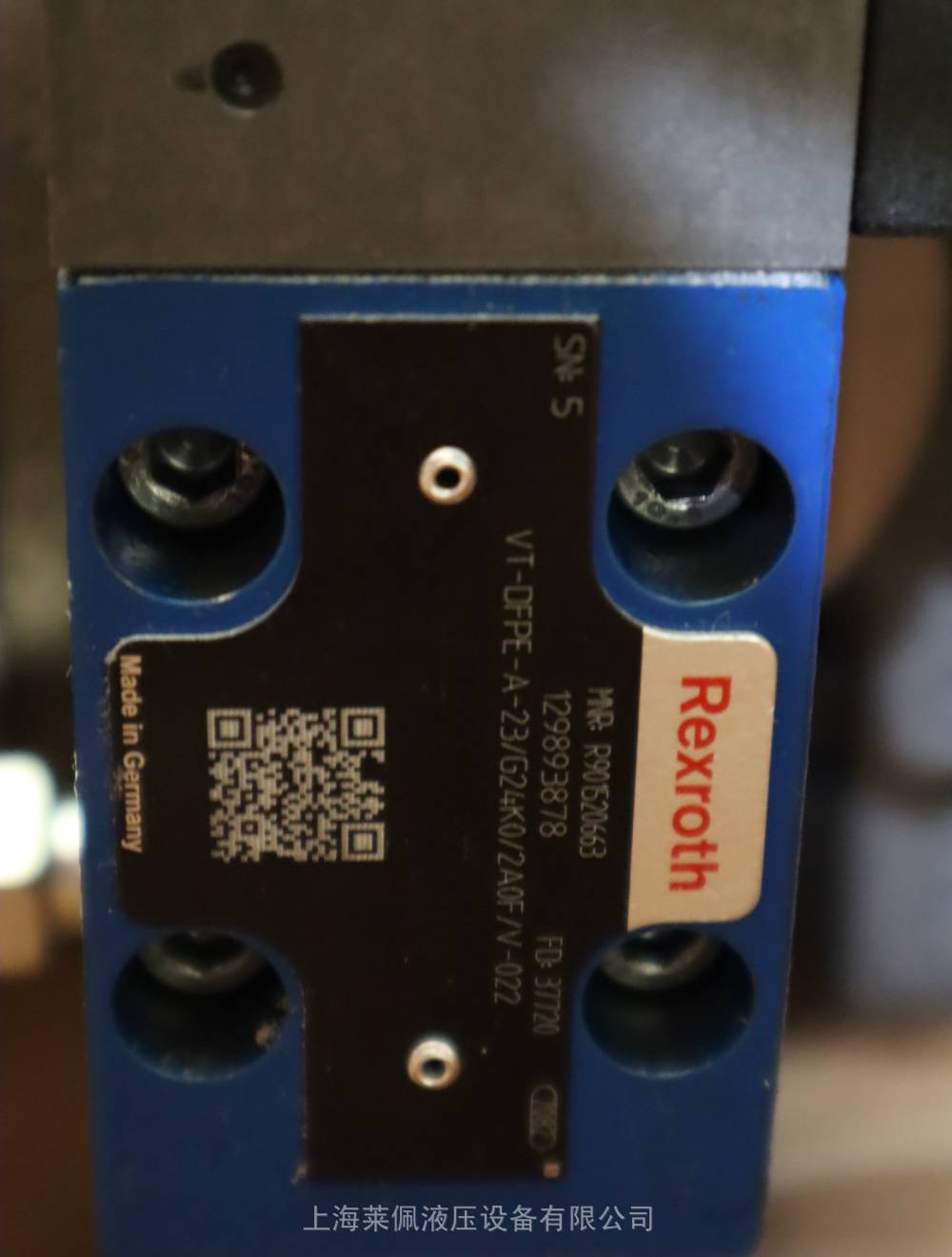R901483255 Z3DRE10VP2-1X/100XLG24K4M 德国力士乐REXROTH比例阀