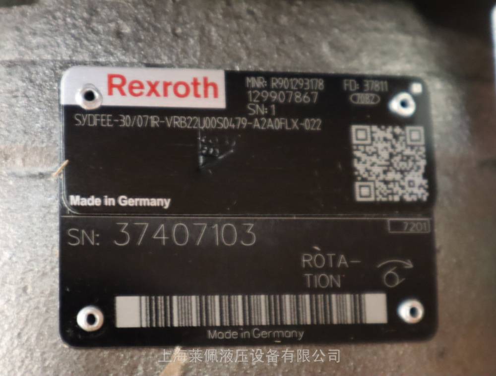 R901483255 Z3DRE10VP2-1X/100XLG24K4M 德国力士乐REXROTH比例阀