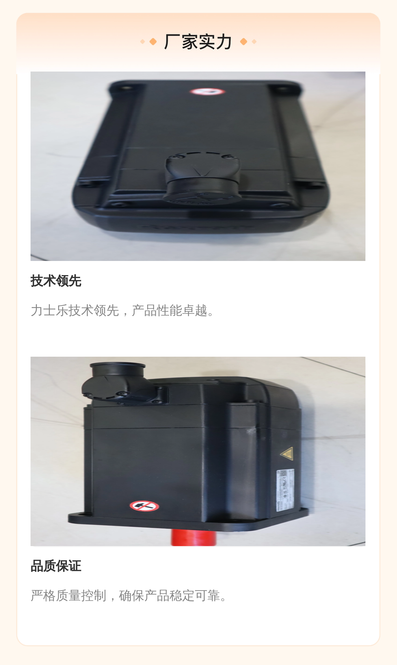 力士乐REXROTH液压系统专用蓝色伺服电机R911383539型号