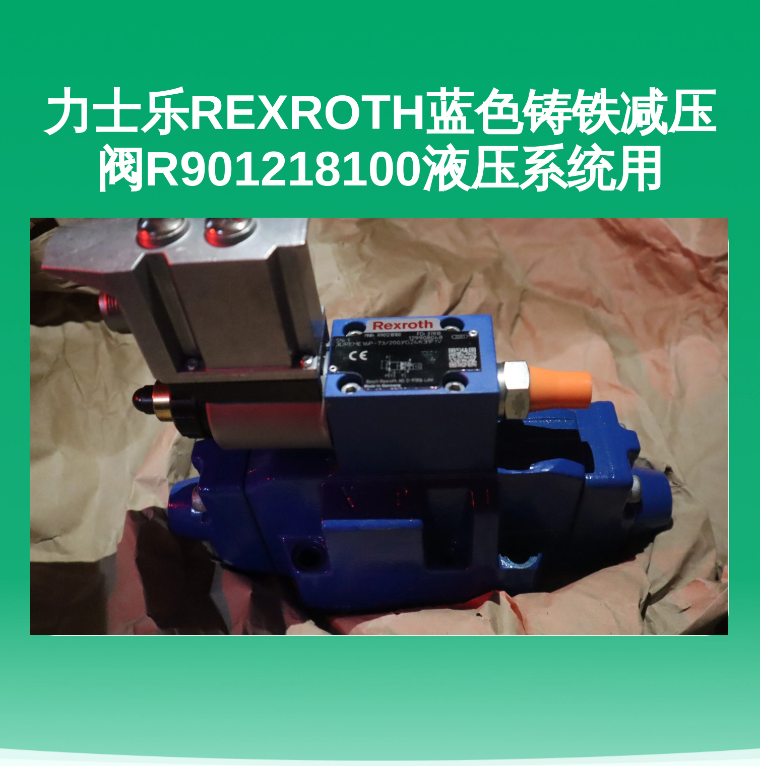 力士乐REXROTH蓝色铸铁减压阀R901218100液压系统用