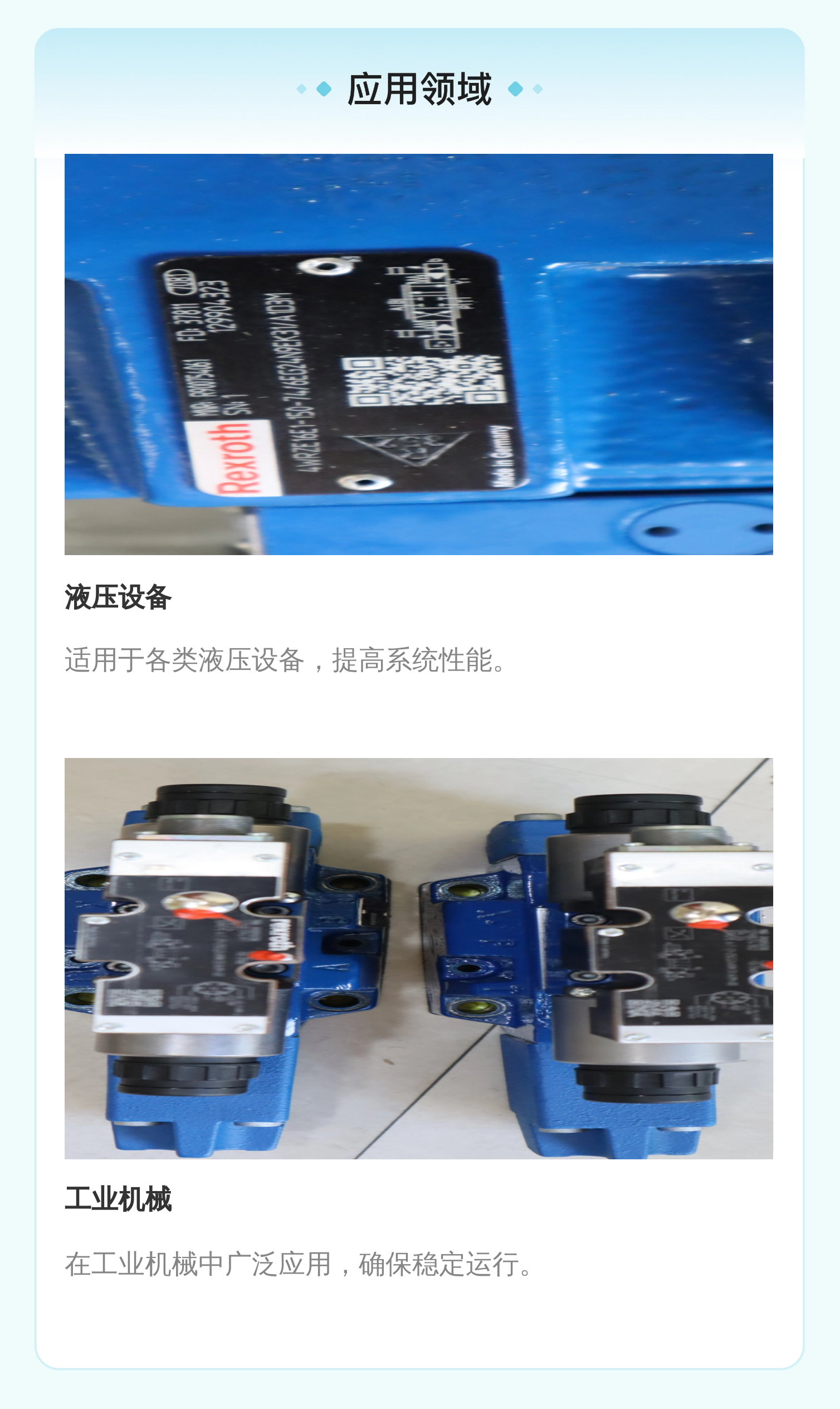 力士乐REXROTH德国进口16cm直径铸铁材质比例阀液压元件