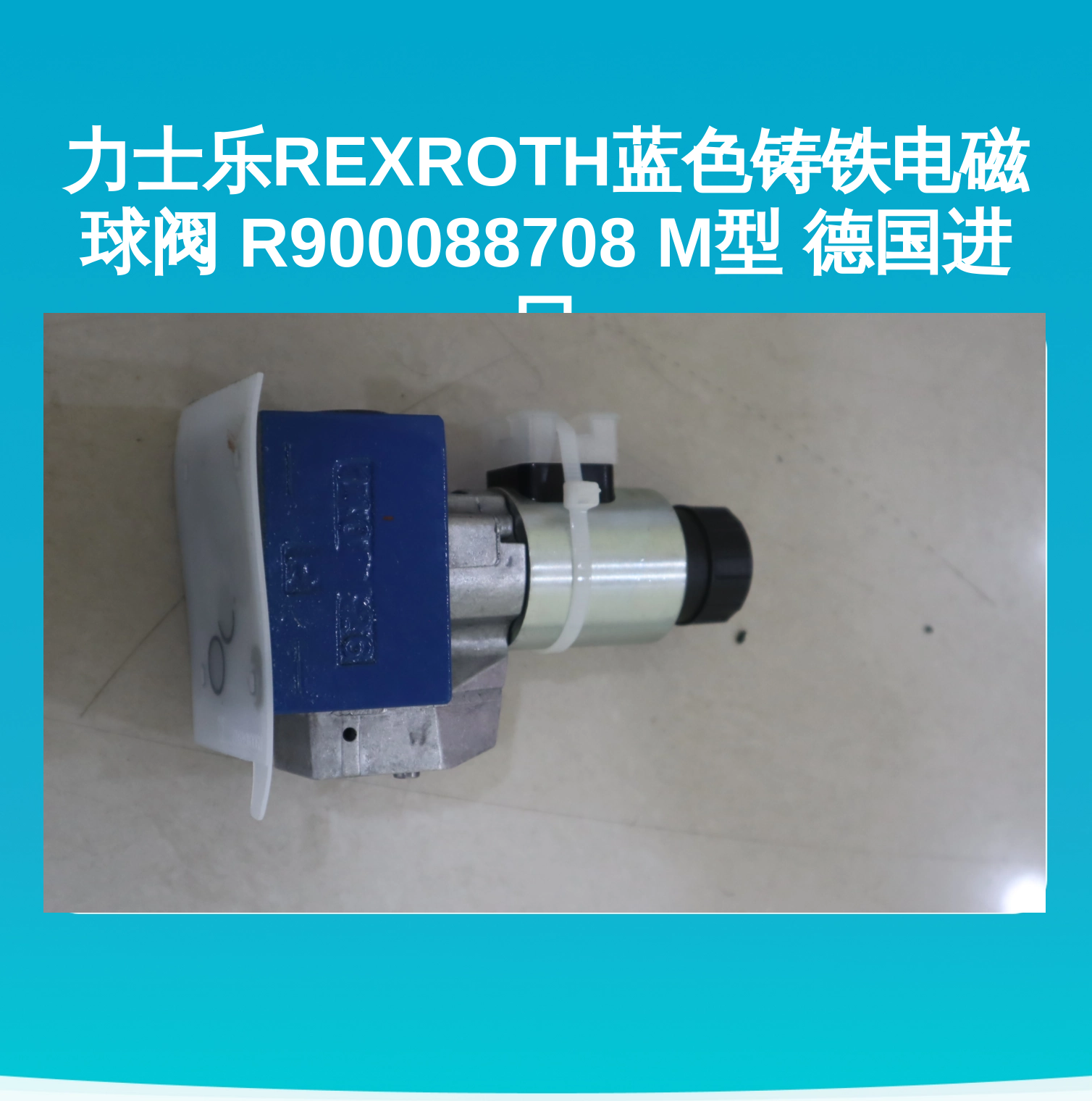 力士乐REXROTH蓝色铸铁电磁球阀 R900088708 M型 德国进口