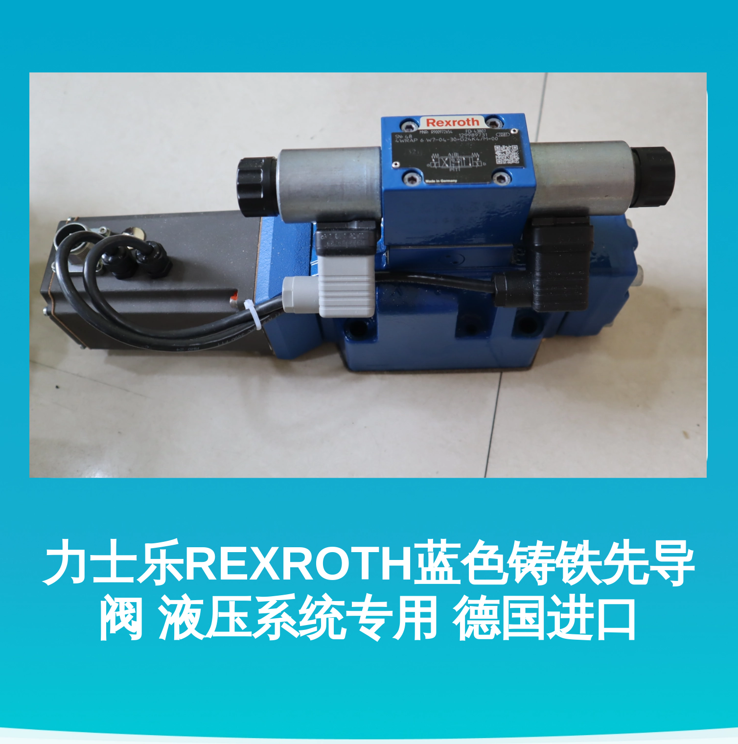 力士乐REXROTH蓝色铸铁先导阀 液压系统专用 德国进口