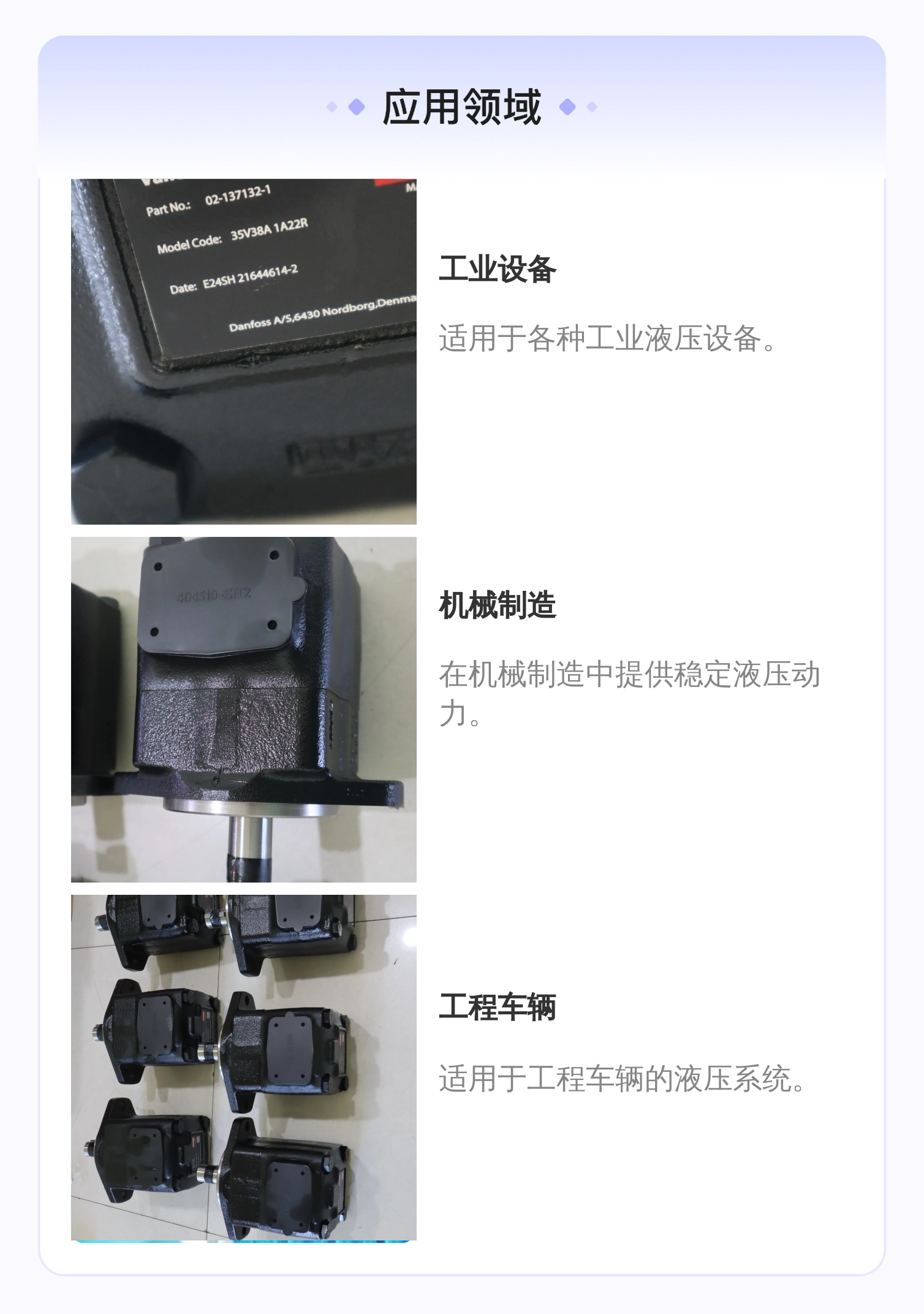 威格士VICKERS进口蓝色叶片泵35V38A1A22R液压系统用