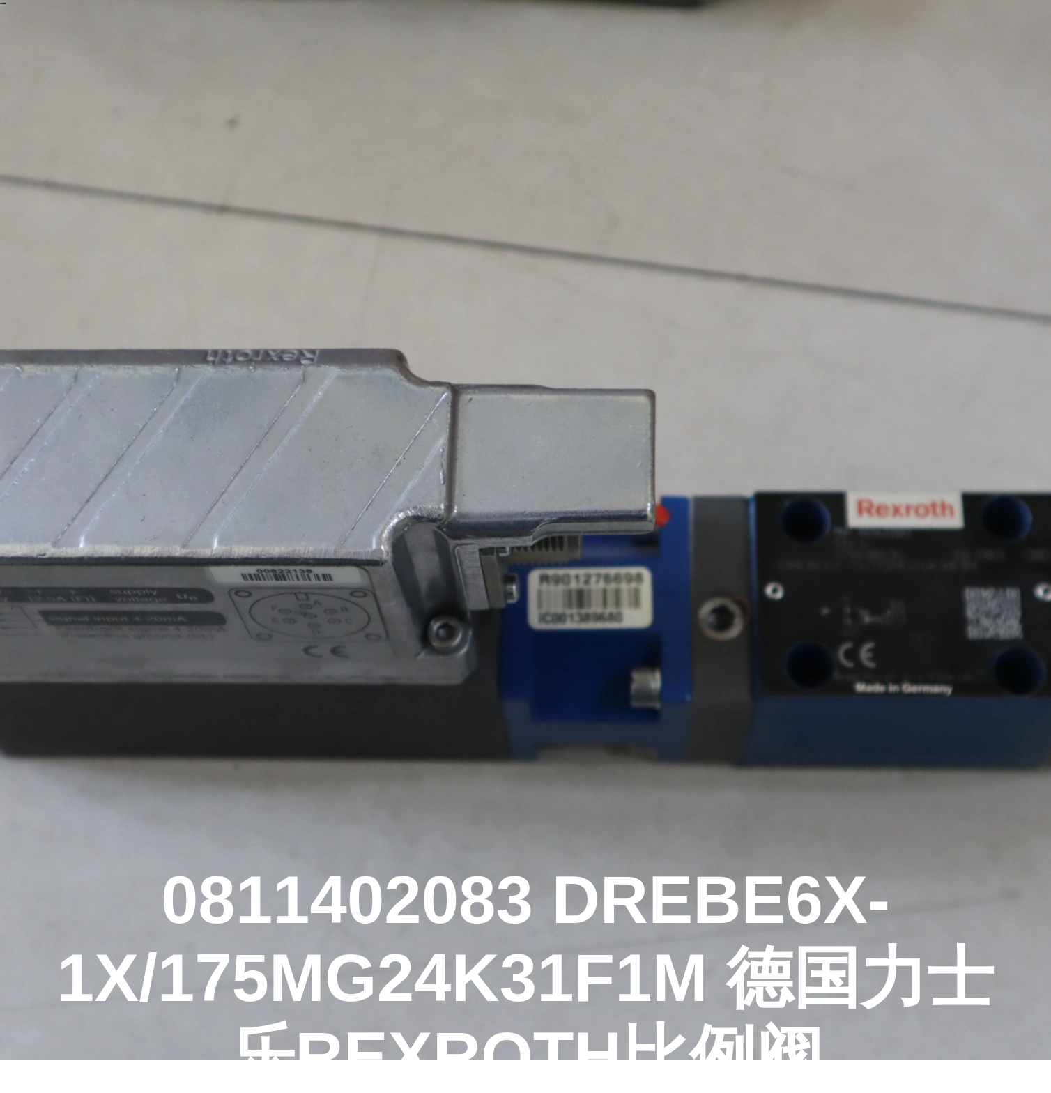 0811402083 DREBE6X-1X/175MG24K31F1M 德国力士乐REXROTH比例阀