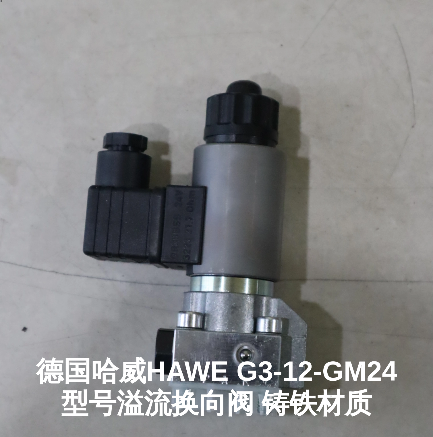德国哈威HAWE G3-12-GM24型号溢流换向阀 铸铁材质