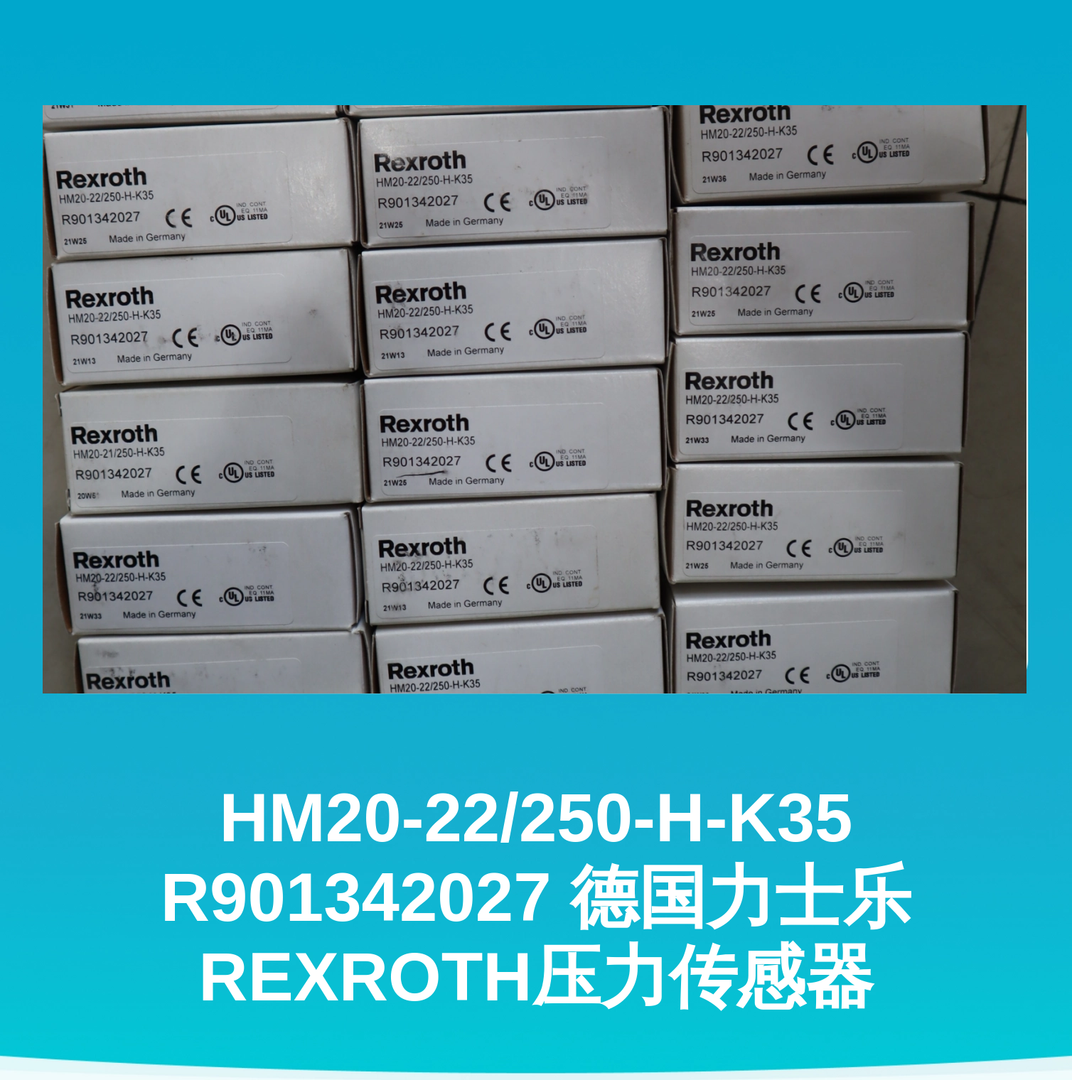 HM20-22/250-H-K35 R901342027 德国力士乐REXROTH压力传感器