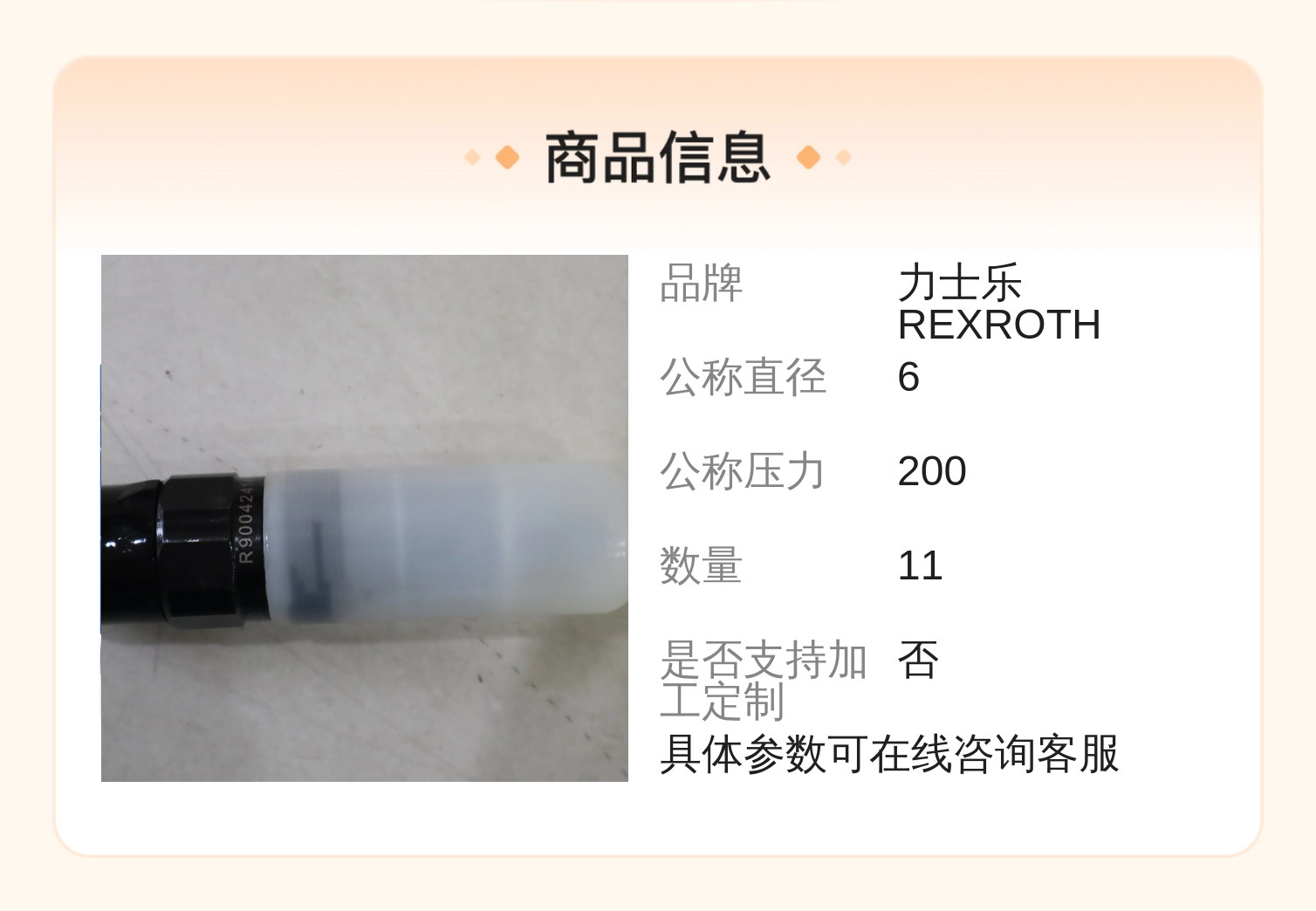 力士乐REXROTH R900423724插装溢流阀 德国进口蓝色铸铁液压阀