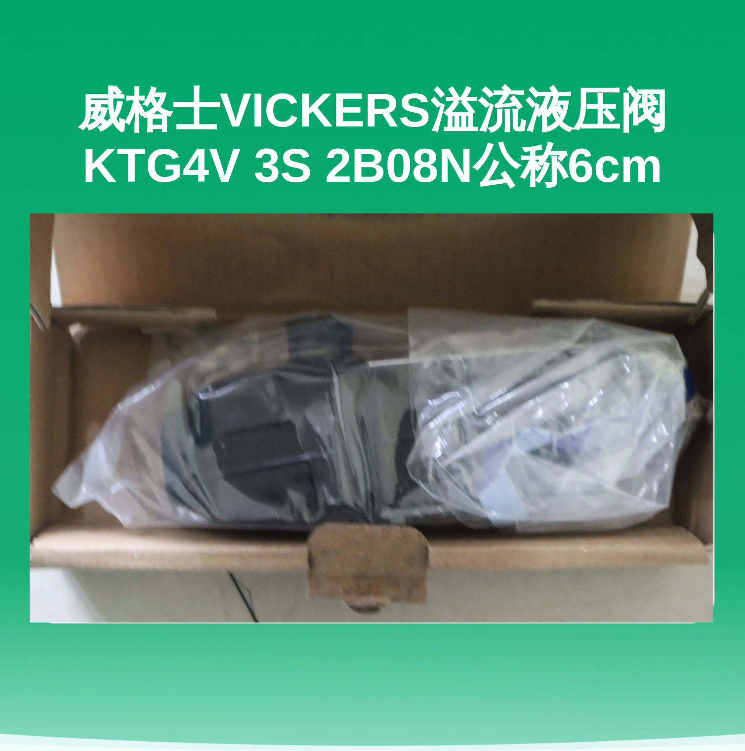 威格士VICKERS溢流液压阀KTG4V 3S 2B08N公称6cm