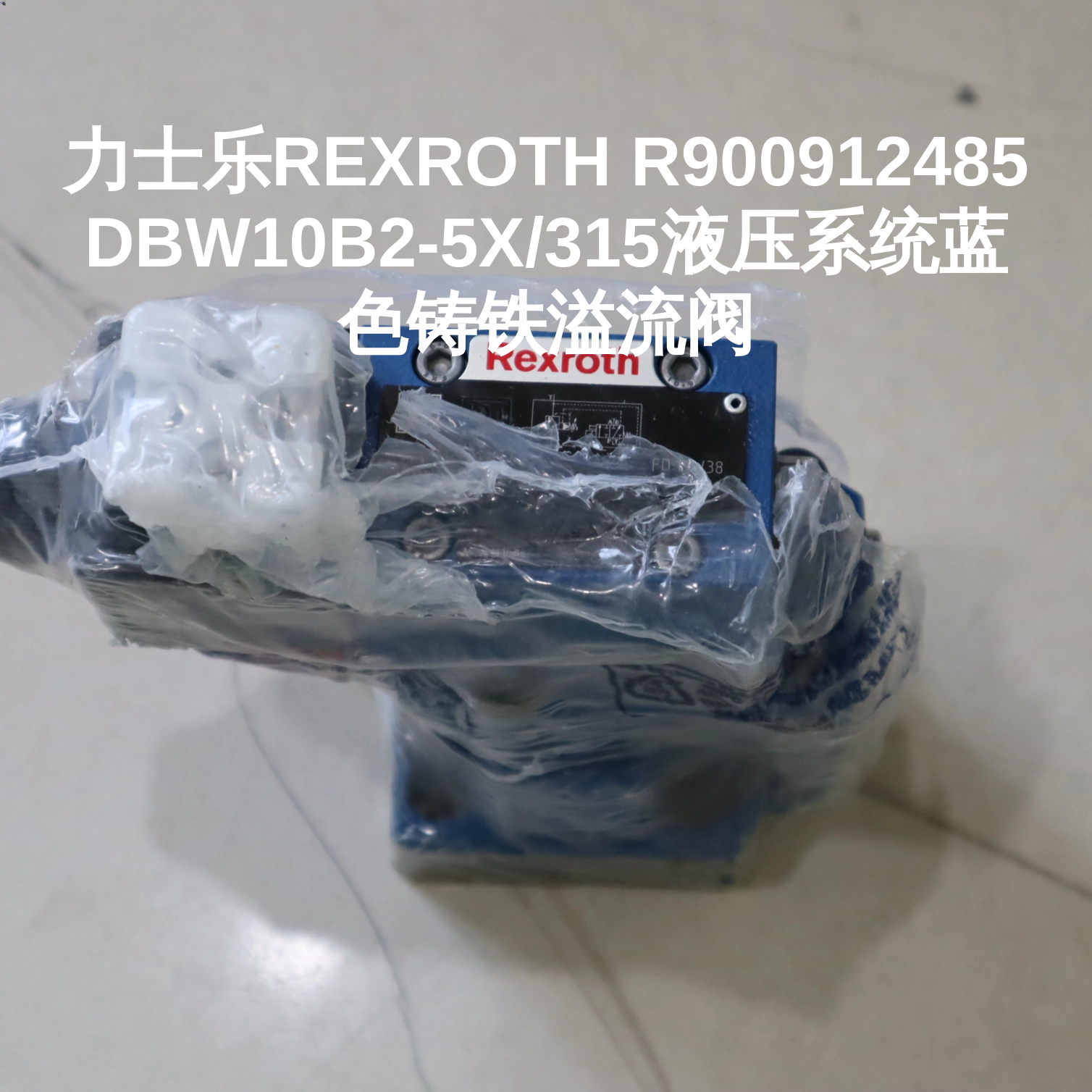 力士乐REXROTH R900912485 DBW10B2-5X/315液压系统蓝色铸铁溢流阀