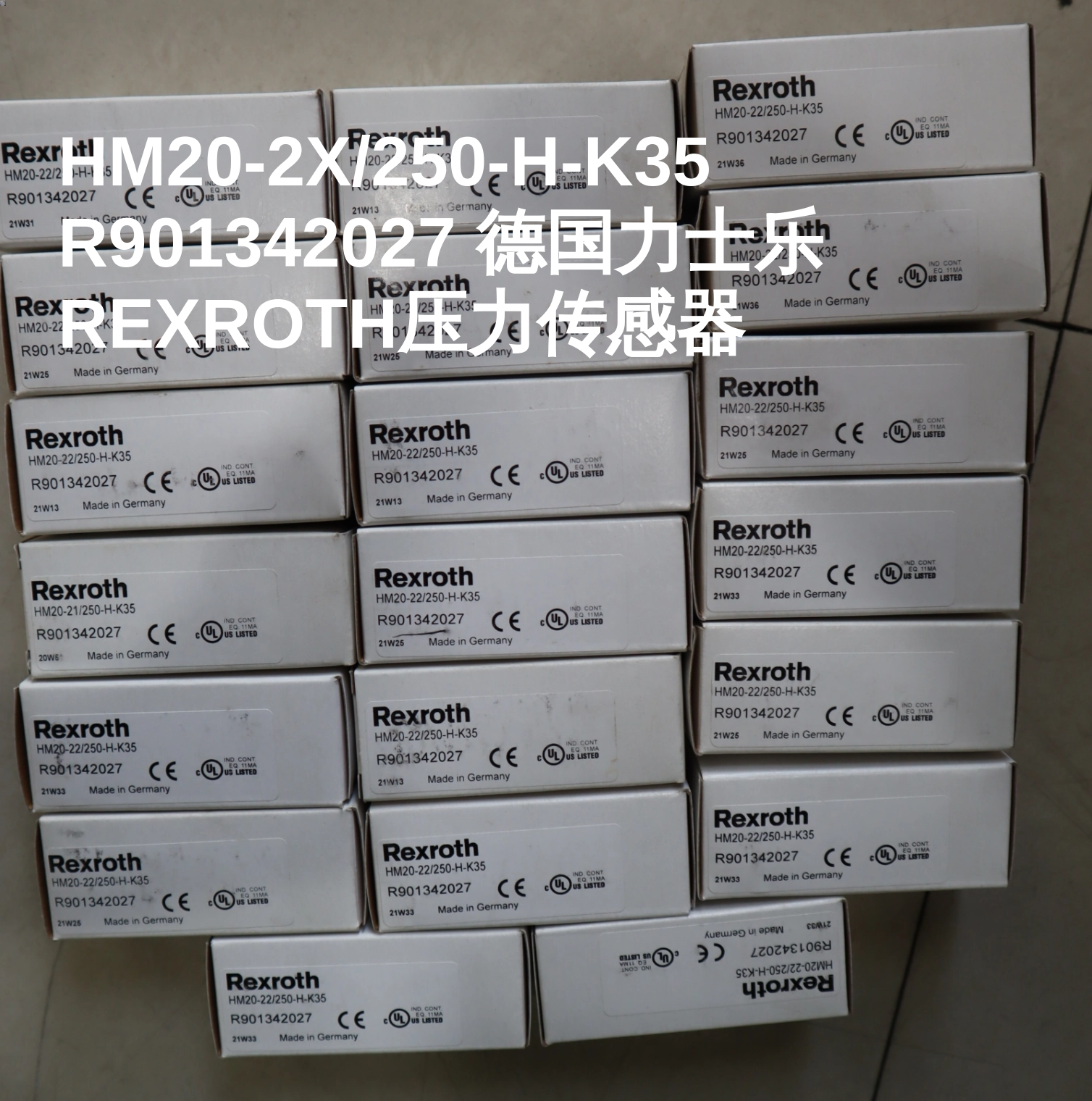 HM20-2X/250-H-K35 R901342027 德国力士乐REXROTH压力传感器