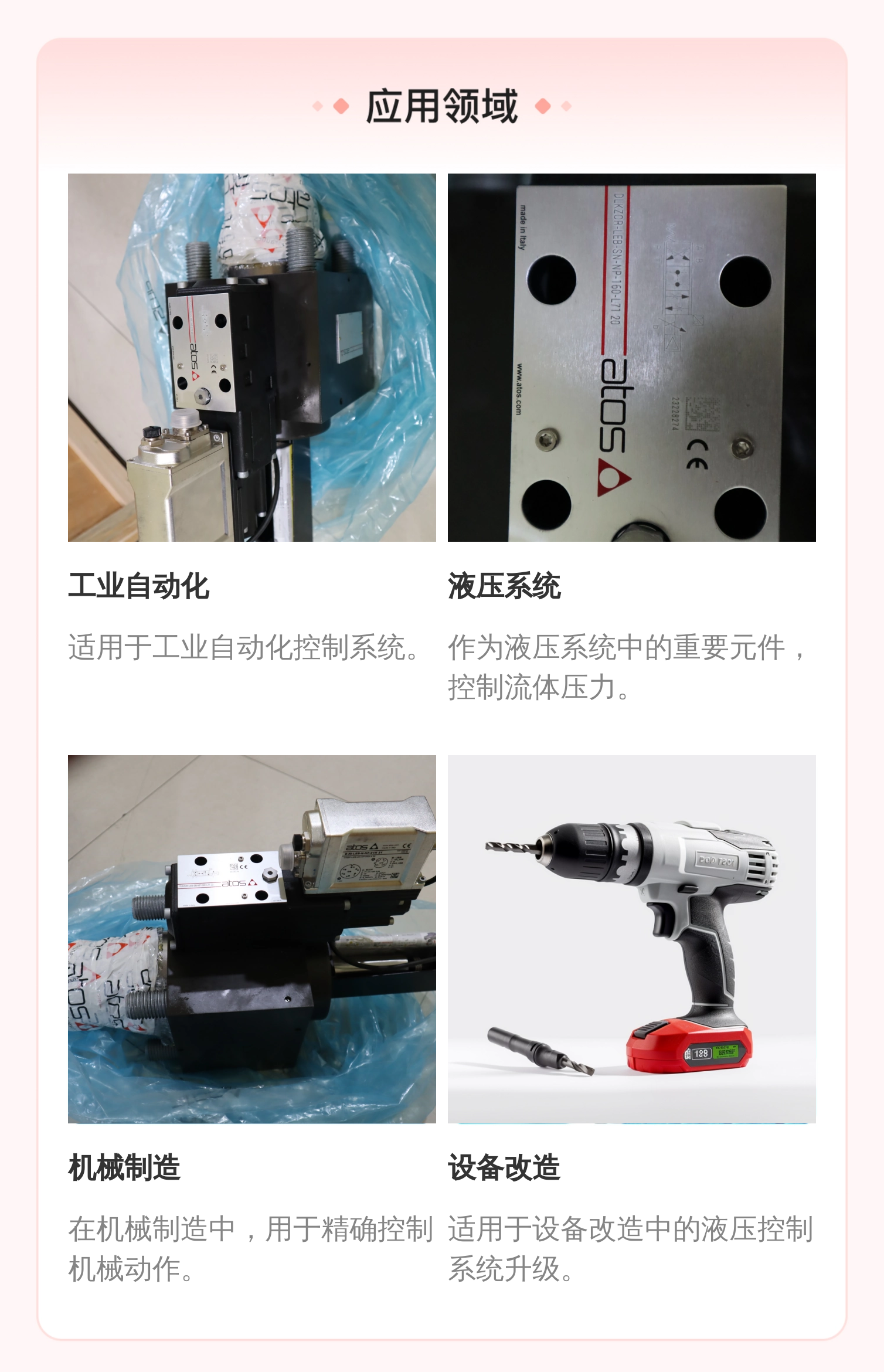 意大利阿托斯ATOS比例阀放大器E-RI-LEB-N-NP-01H 21