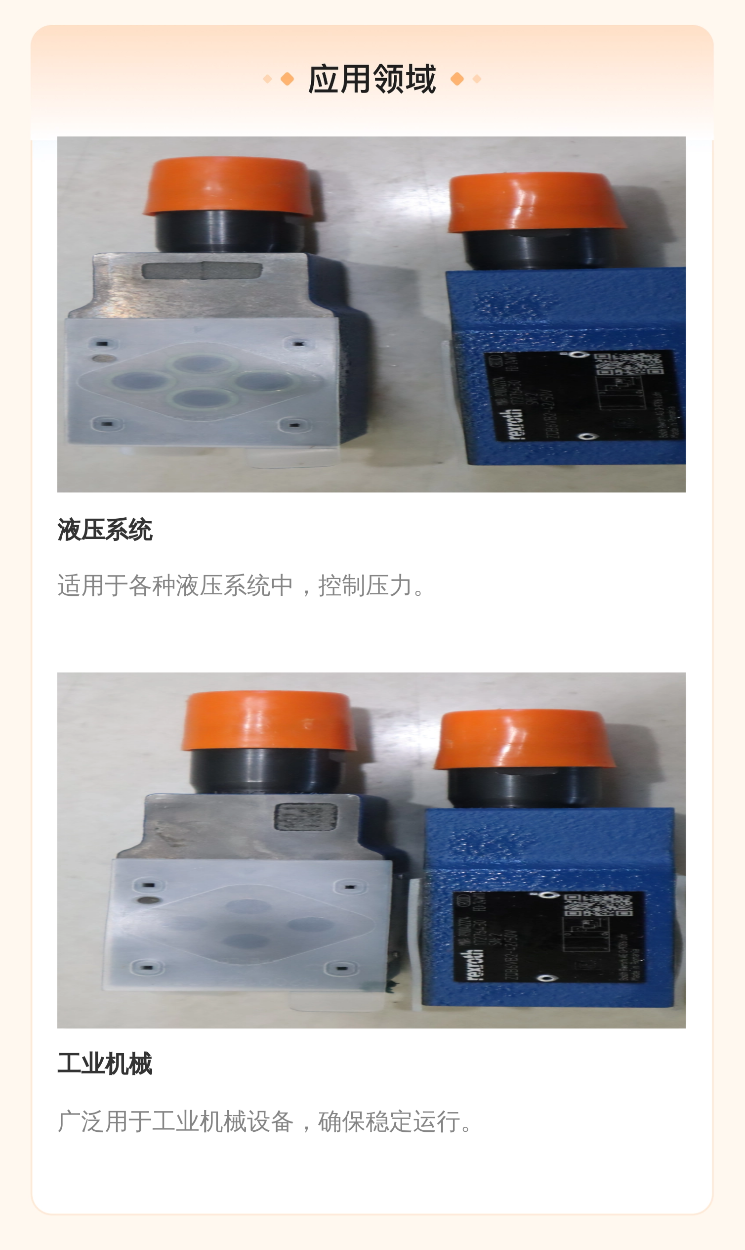 力士乐REXROTH蓝色铸铁溢流阀R900422214 德国进口