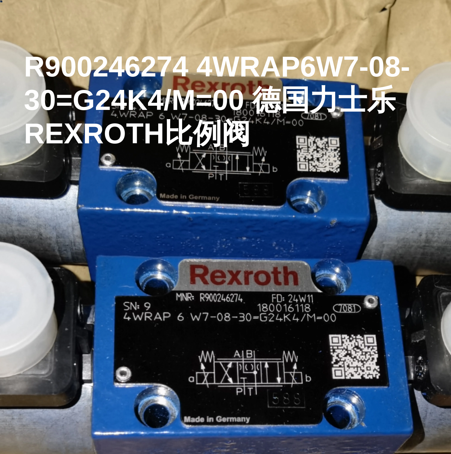 R900246274 4WRAP6W7-08-30=G24K4/M=00 德国力士乐REXROTH比例阀