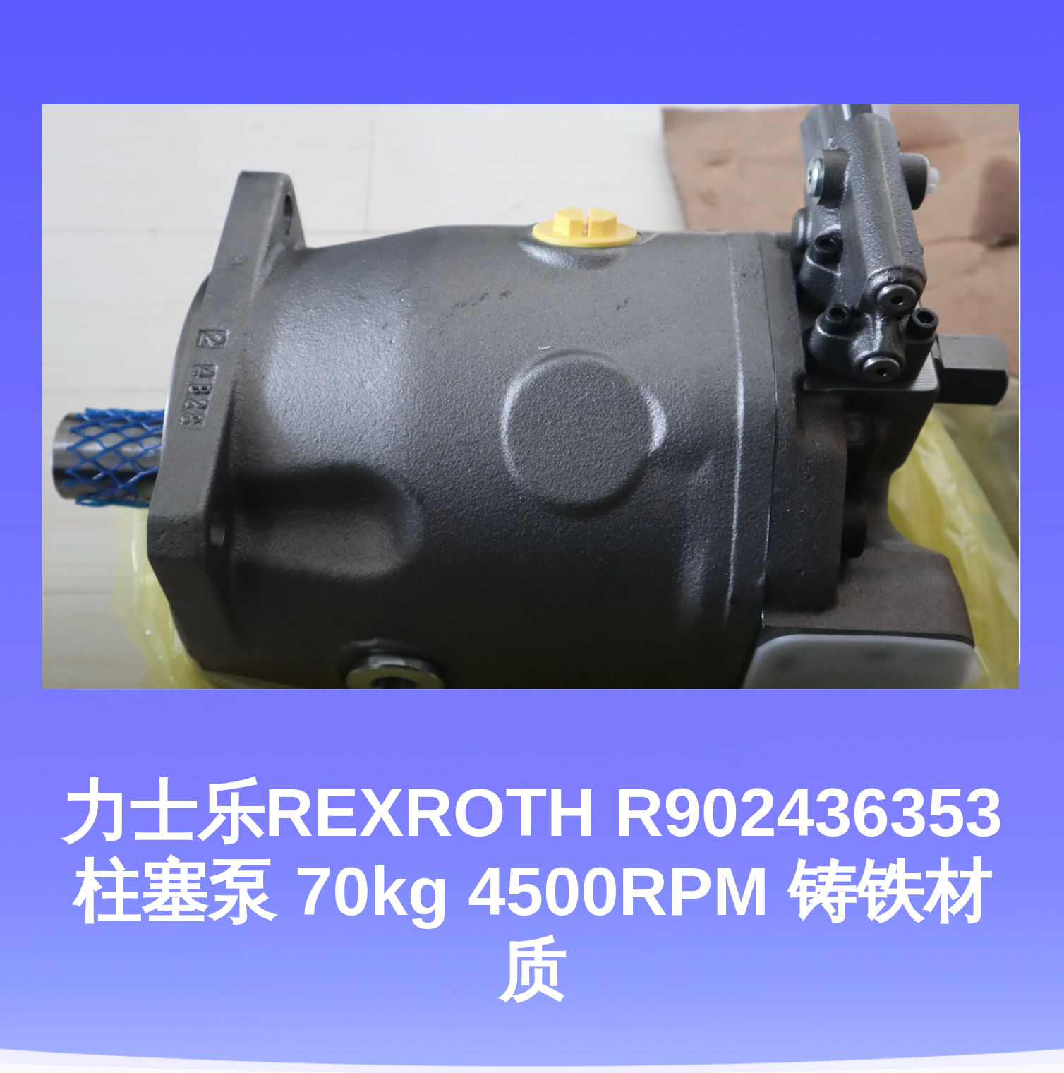 力士乐REXROTH R902436353柱塞泵 70kg 4500RPM 铸铁材质