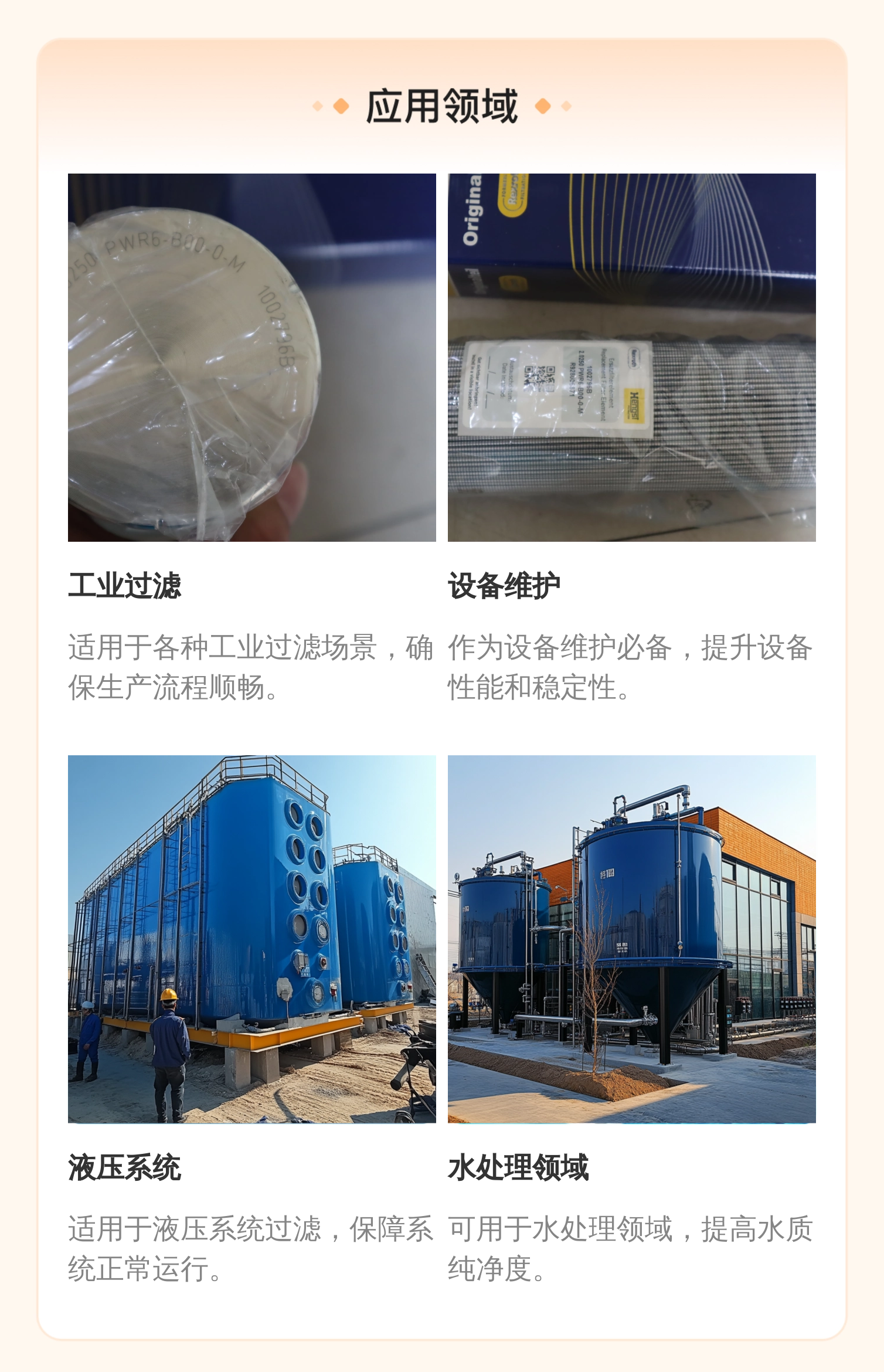 R928006871 2.0250 PWR6-B00-0-M 滤芯 10U精度 22㎡过滤面积