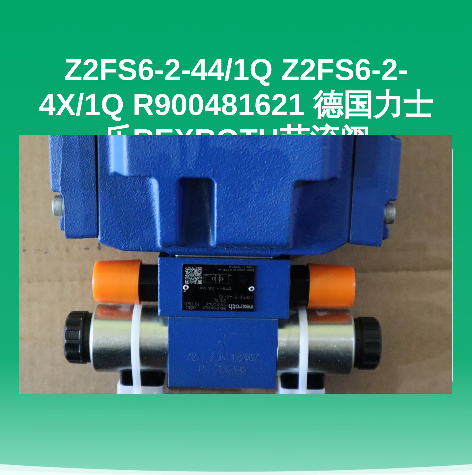Z2FS6-2-44/1Q Z2FS6-2-4X/1Q R900481621 德国力士乐REXROTH节流阀