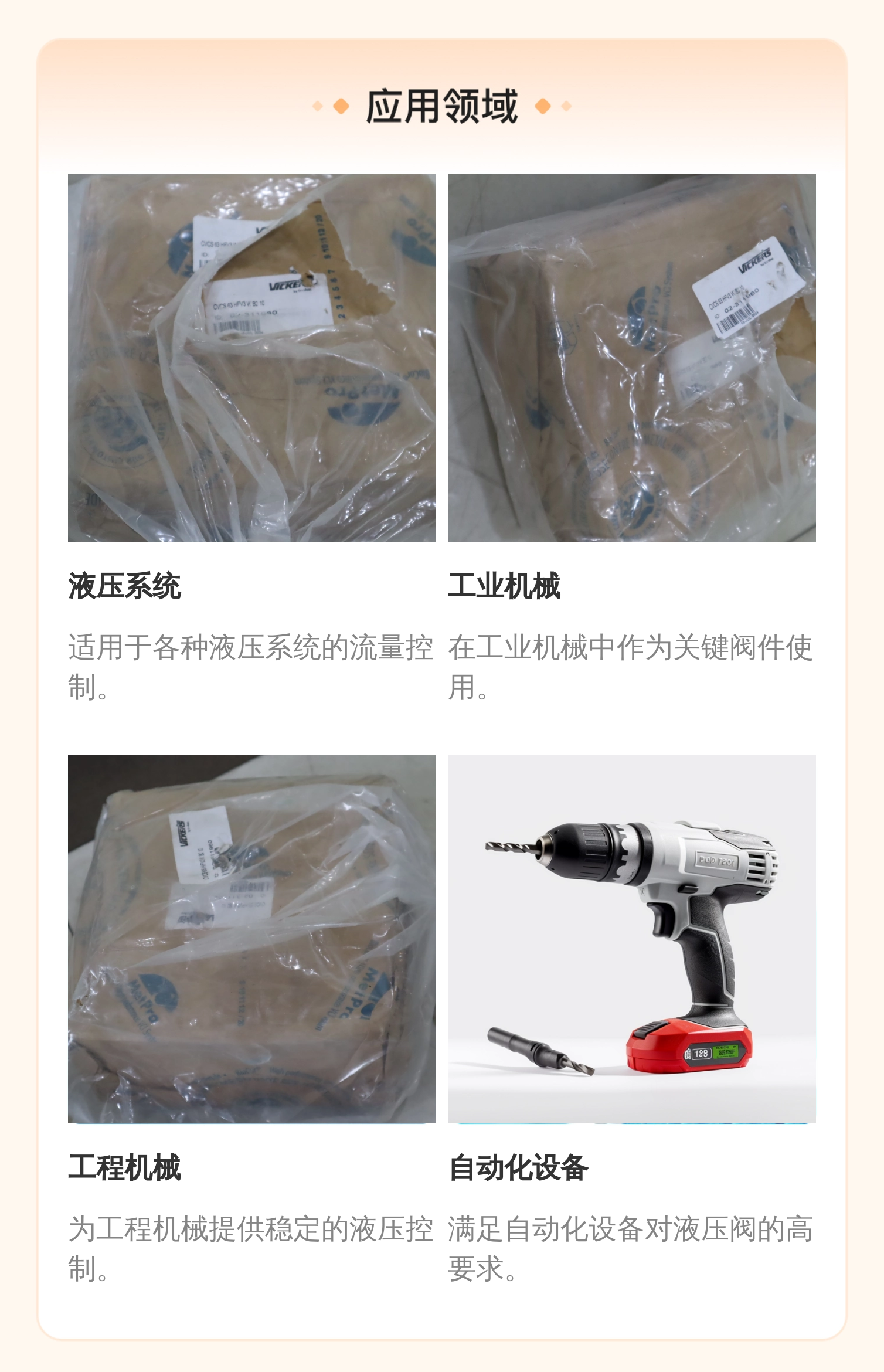 02-311960 CVCS 63 HFV3 WB2 10 美国伊顿EATON威格士VICKERS插装阀盖板