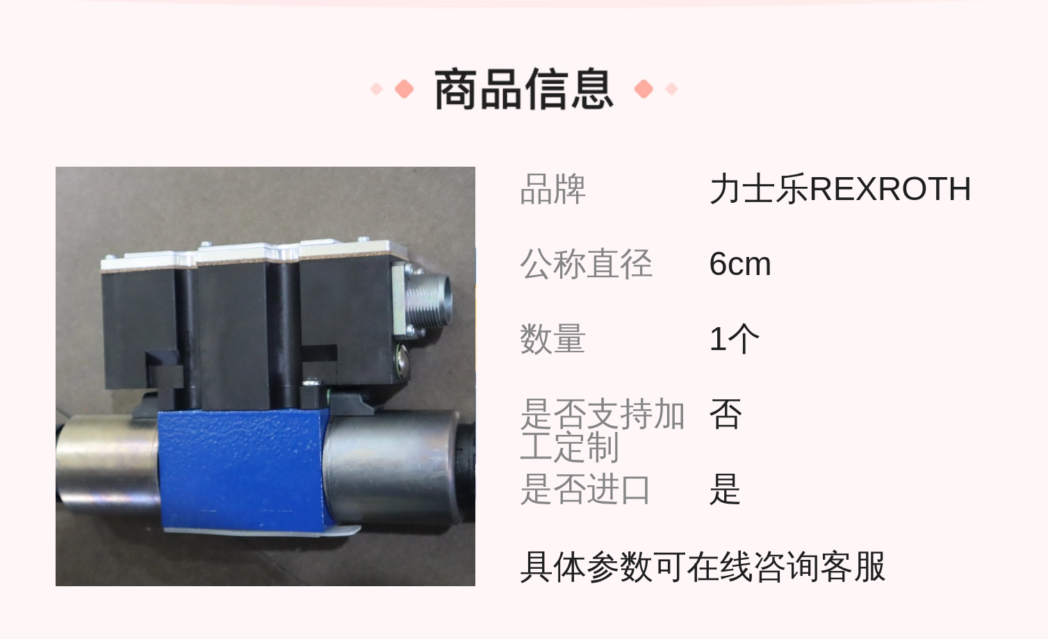 4WRAE6W07-21/G24K31/F1V R900778280 德国力士乐REXROTH比例阀
