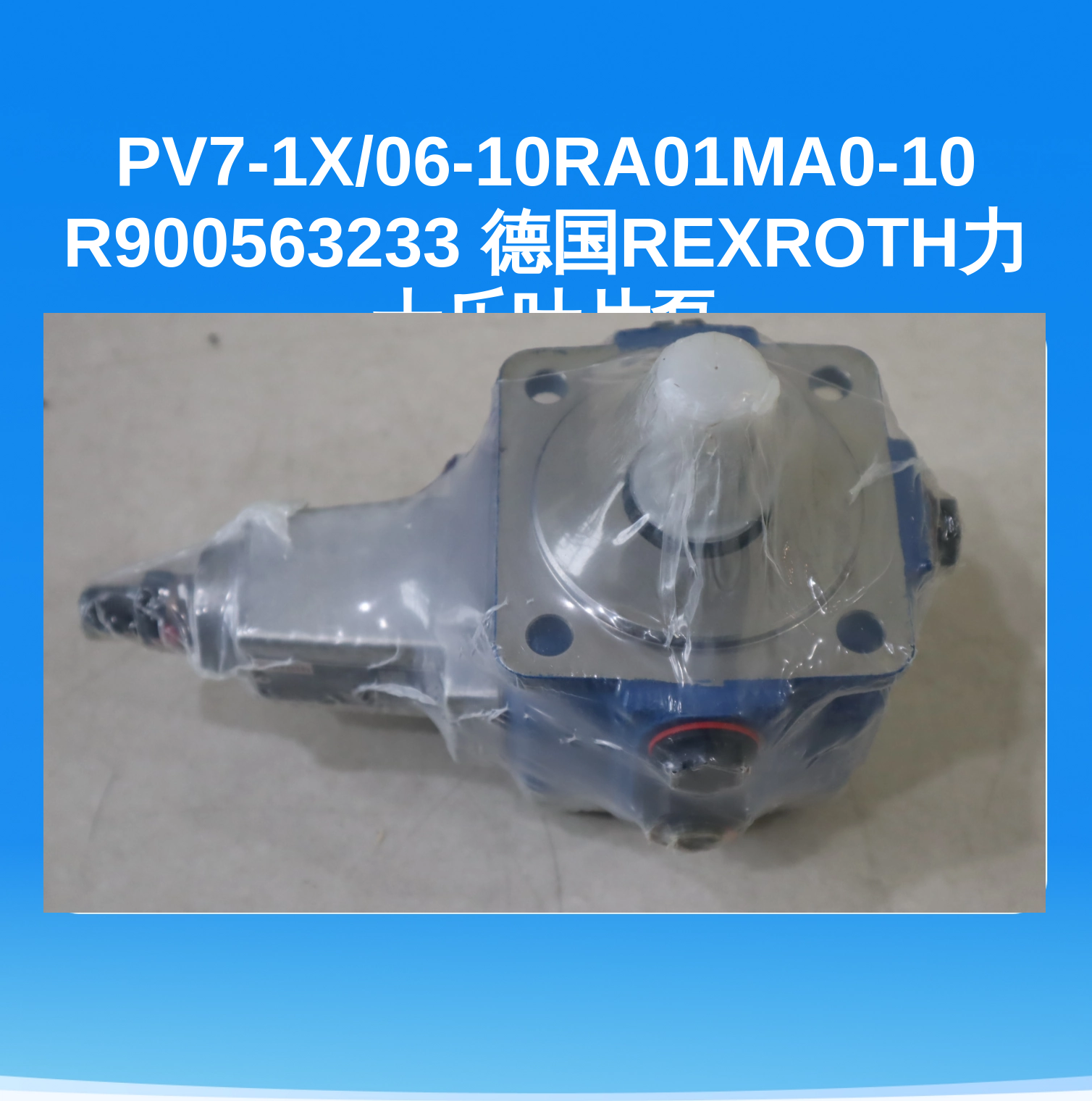 PV7-1X/06-10RA01MA0-10 R900563233 德国REXROTH力士乐叶片泵