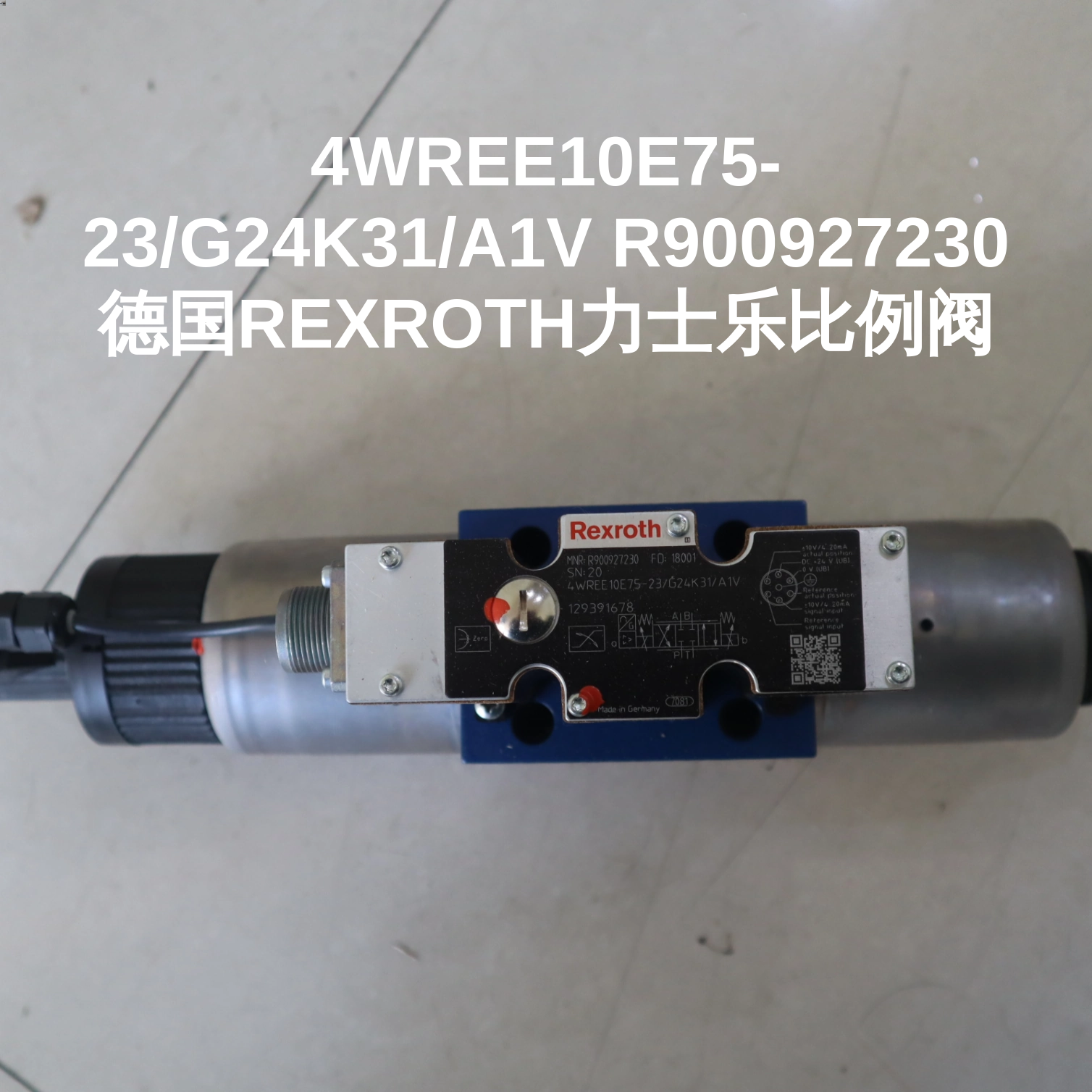 4WREE10E75-23/G24K31/A1V R900927230 德国REXROTH力士乐比例阀