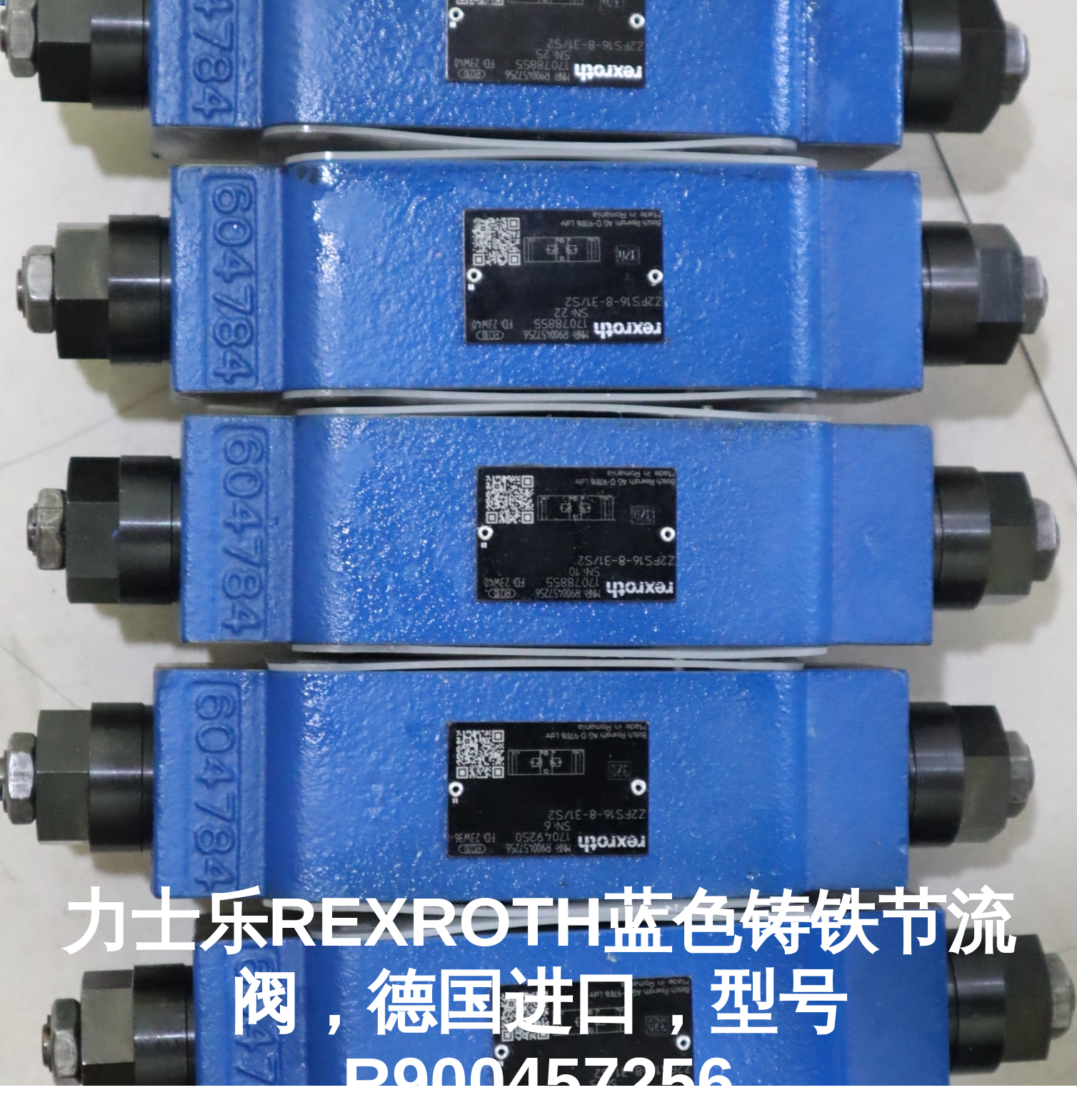 力士乐REXROTH蓝色铸铁节流阀，德国进口，型号R900457256