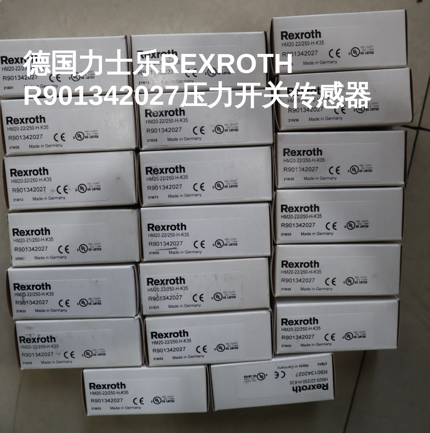 德国力士乐REXROTH R901342027压力开关传感器