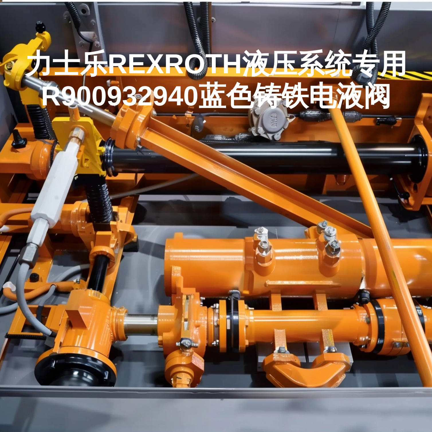 力士乐REXROTH液压系统专用R900932940蓝色铸铁电液阀