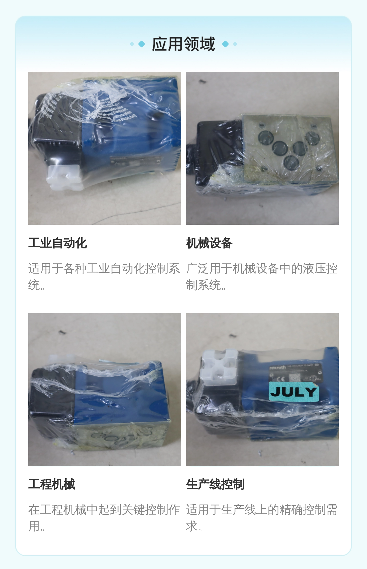 R901483529 4WE10D5X/EW230N9K4/M 德国力士乐REXROTH电磁阀230V