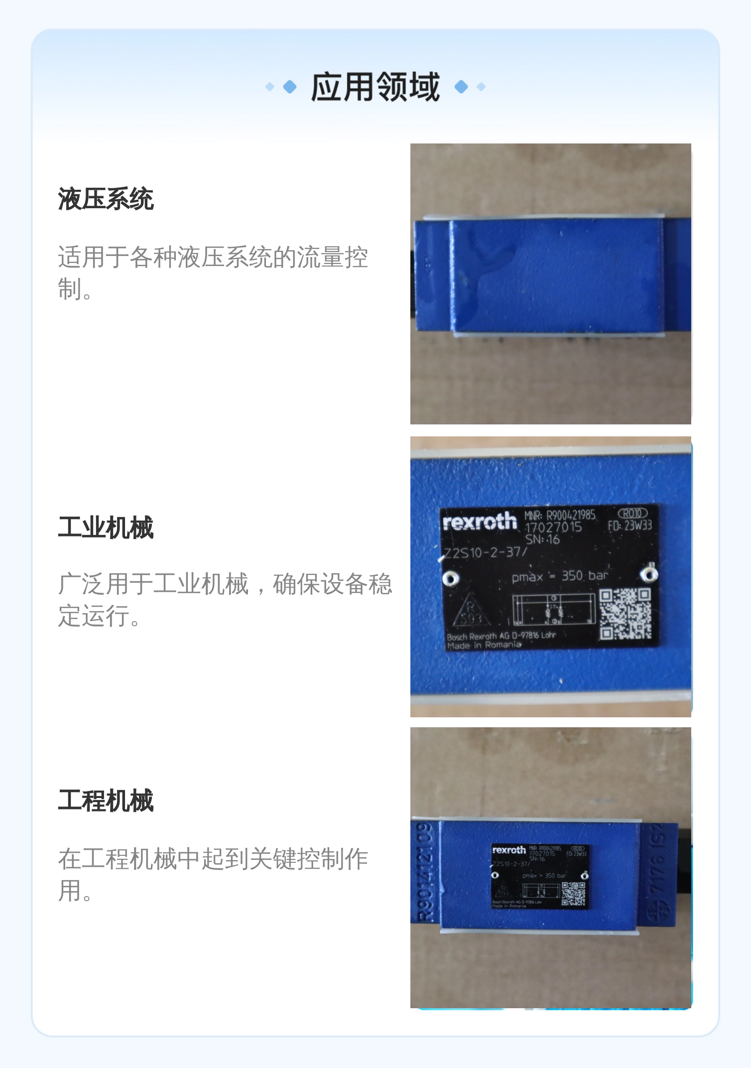 力士乐REXROTH Z2S10单向阀 公称10cm 铸铁材质 进口溢流阀