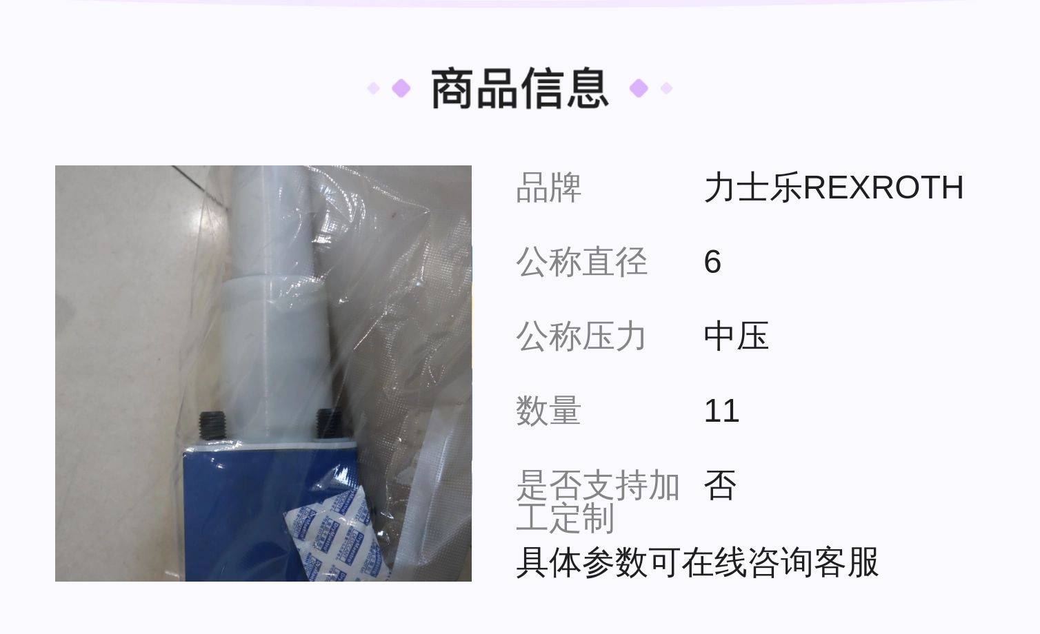力士乐REXROTH精品平衡阀 R900519010 德国进口 铸铁材质
