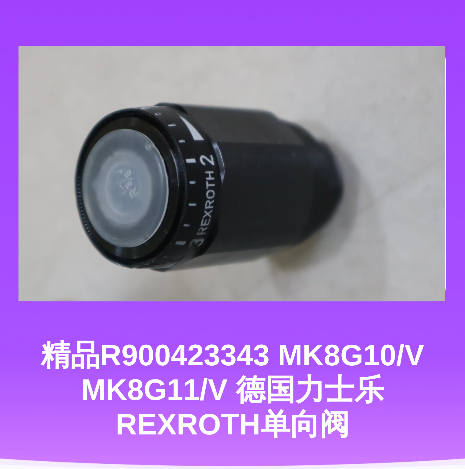 精品R900423343 MK8G10/V MK8G11/V 德国力士乐REXROTH单向阀