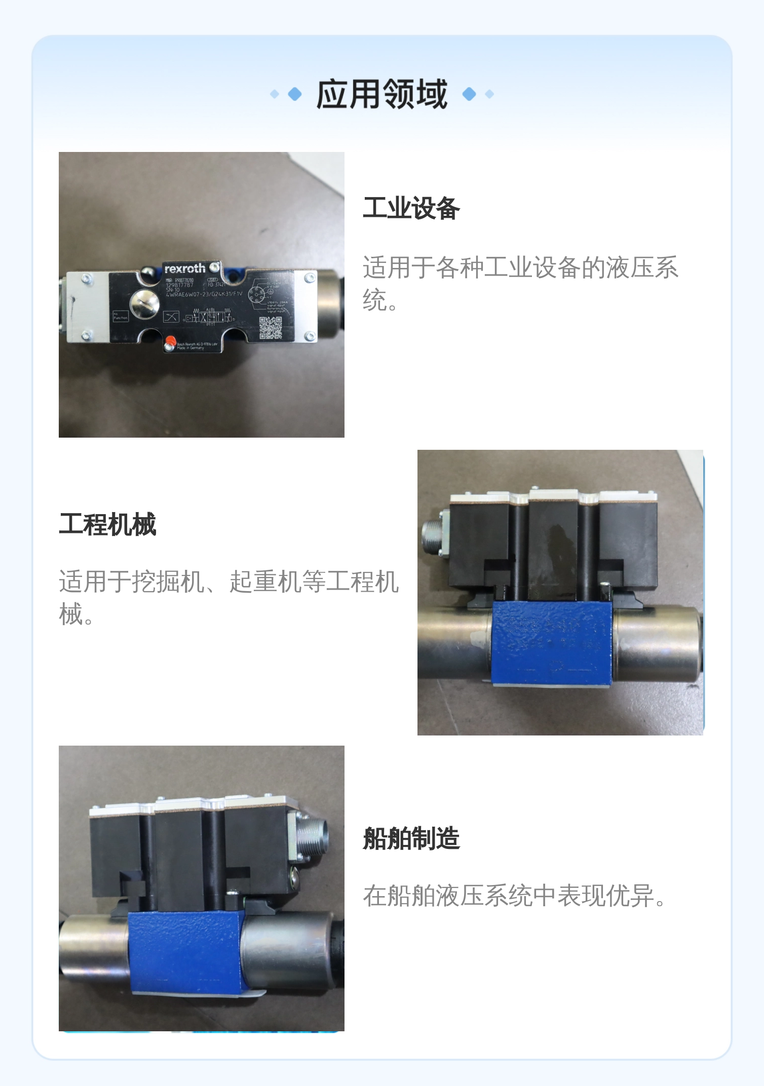 原装R900778280 4WRAE6W07-23/G24K31/F1V 德国力士乐REXROTH比例阀