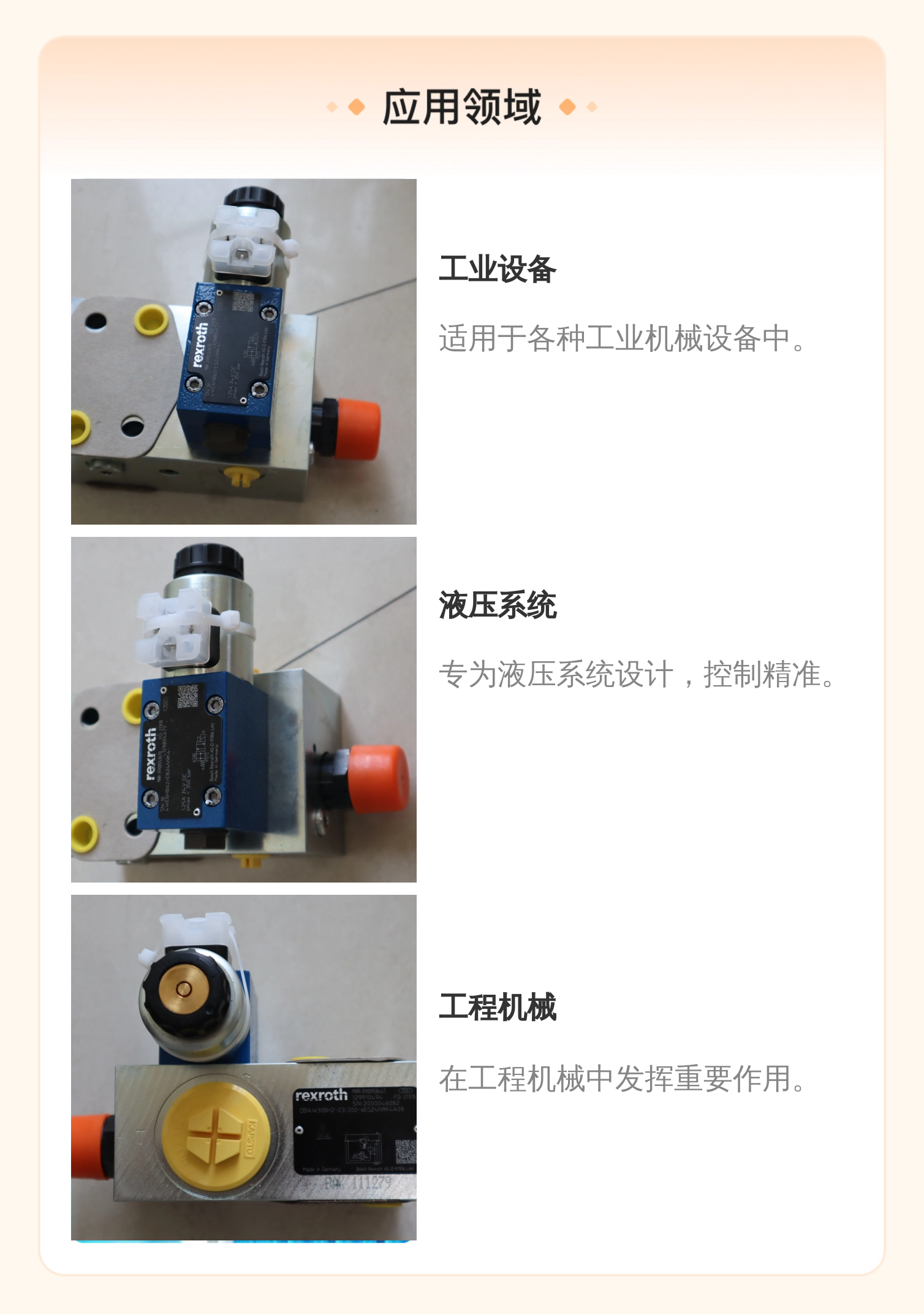 力士乐REXROTH蓝色铸铁电磁阀 液压系统专用 4WE6HB62/EG24N9K4