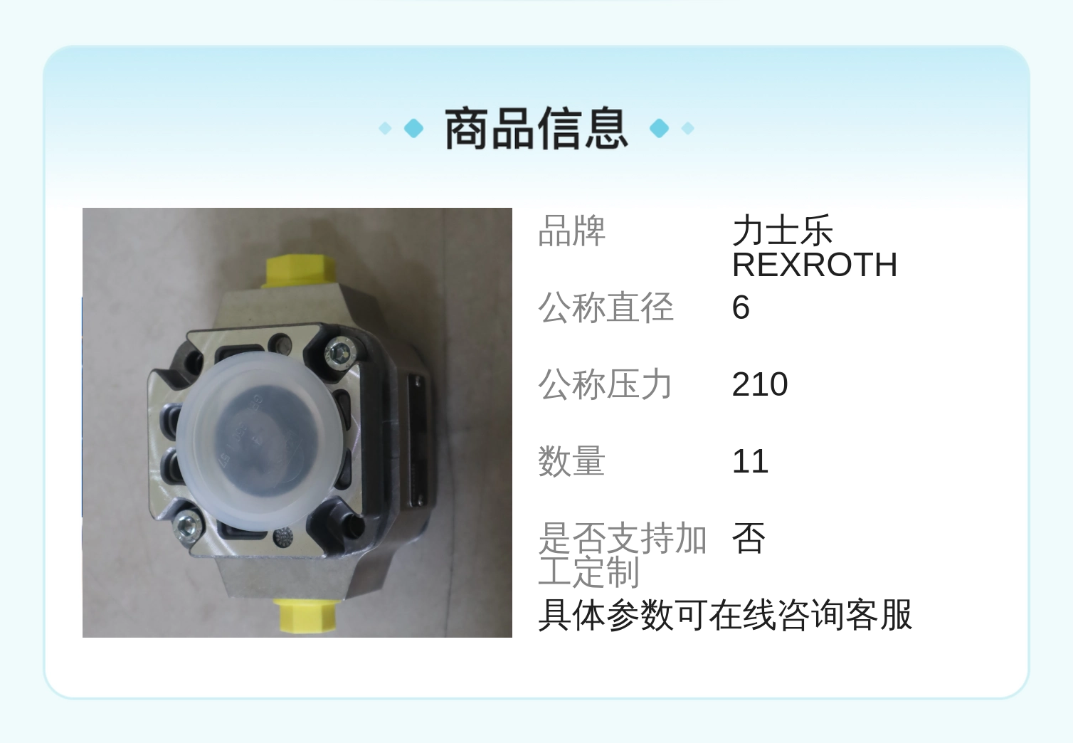德国力士乐REXROTH精品齿轮泵R900062364 PGF2-22/008LN01VM