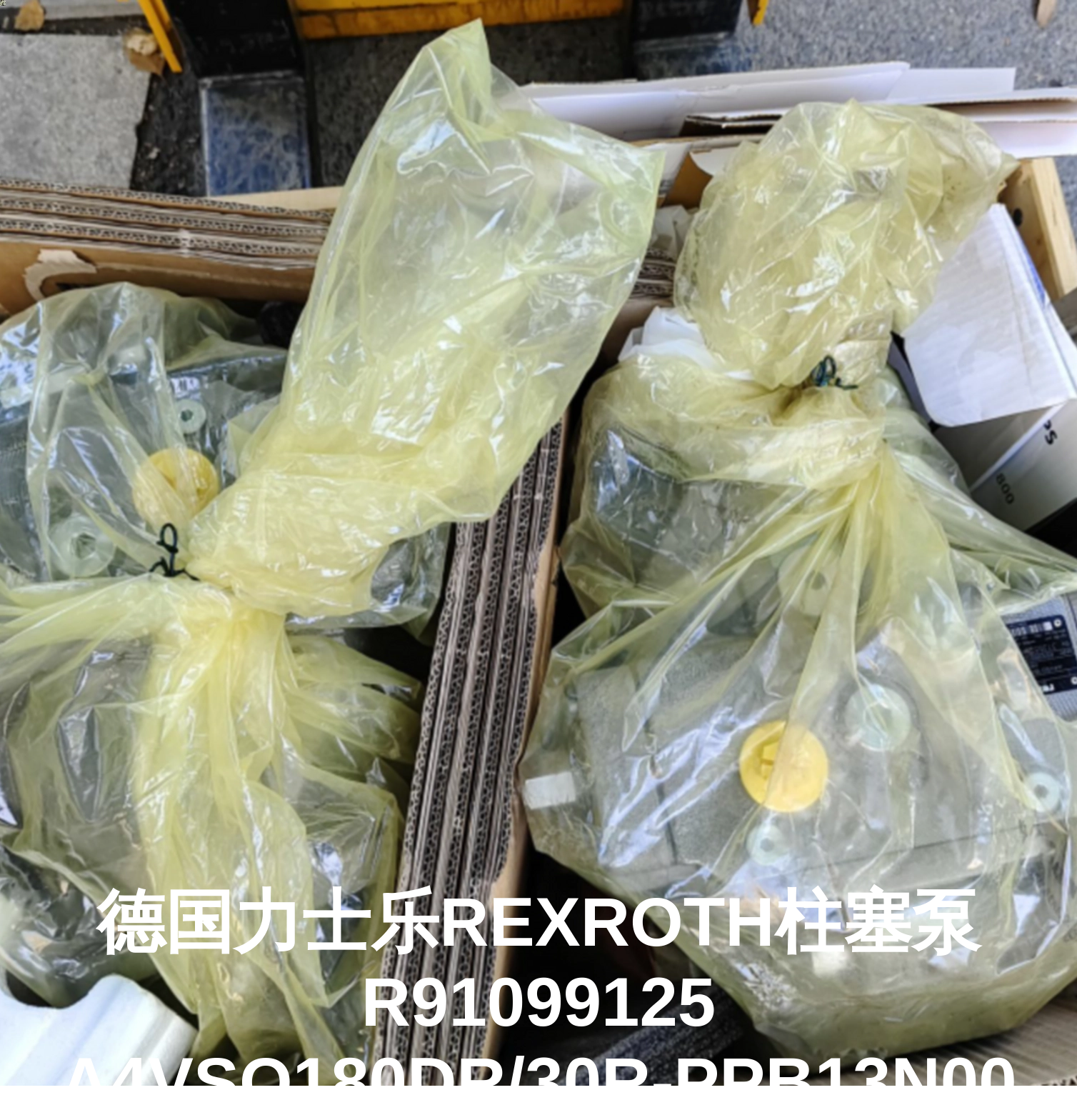 德国力士乐REXROTH柱塞泵 R91099125 A4VSO180DR/30R-PPB13N00