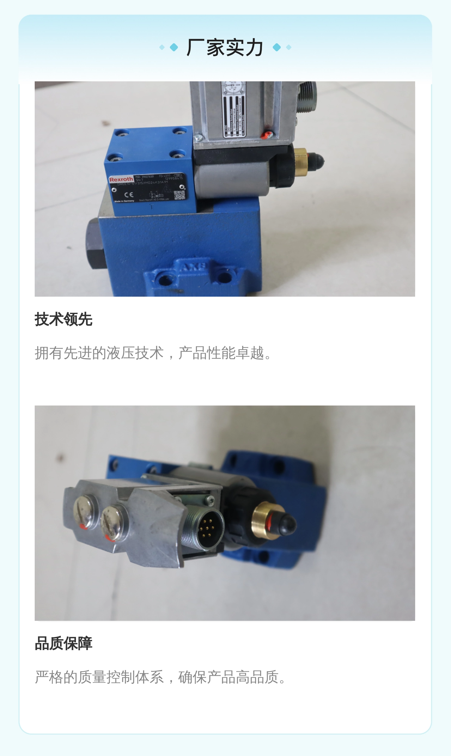 DREE10-6X/315YMG24K31A1M R901278309 德国REXROTH力士乐比例阀